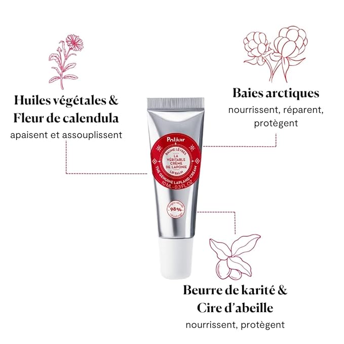 Polåar - Enchanting Lapland Cracker - Lip Balm and Hand Cream - Nourishes, repairs, protects - Cruelty Free, Made in France - 2 pcs-BrightBean Baby