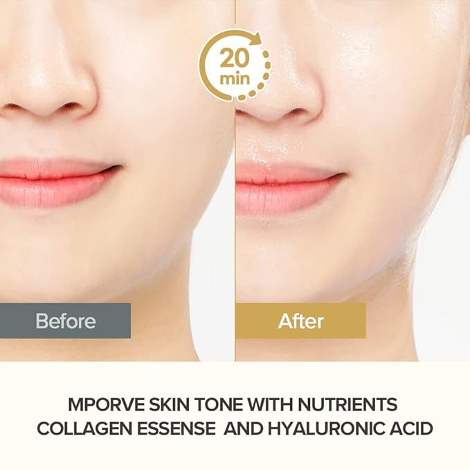 JMsolution Active Golden Caviar Nourishing Mask - Korean Skincare Facial Mask-Cavior extracted - collagen essense- 10 sheets for all skin type-BrightBean Baby