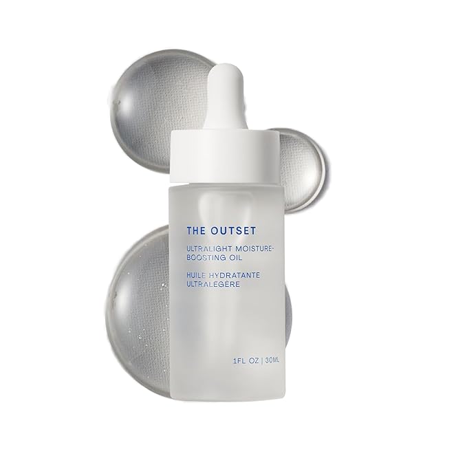 The Outset Ultralight Moisture Boosting Face Oil - Fragrance Free with Squalane - Non-clogging, Fast-Absorbing - Clean, Vegan, Gluten Free - All Skin Types, Sensitive Skin - 1 fl oz-BrightBean Baby