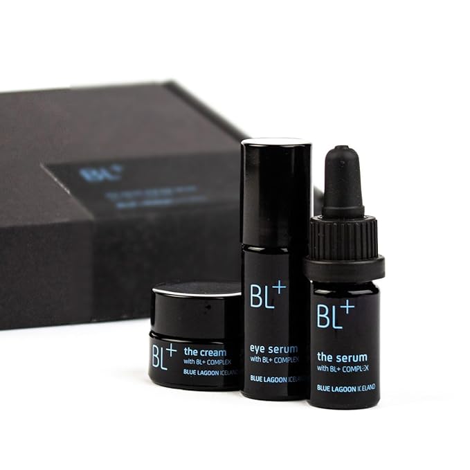 Blue Lagoon - BL+ Award Winners Kit, BL+ Eye Serum, BL+ The Serum, BL+ The Cream (20% Savings - $268 Value) | Sustainable, Bioactive Luxury Skincare (3-Piece Set)-BrightBean Baby