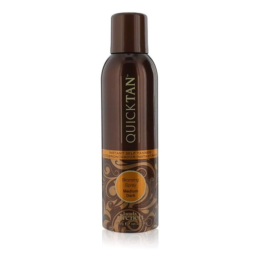 Body Drench QuickTan Instant Self Tanner Bronzing Spray, Salon-Quality Medium/Dark Tan, Streak-Free, Tinted Formula, 6 oz, 1-pack