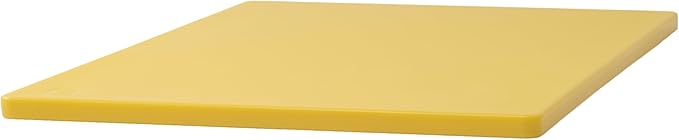 Winco Cutting Board, 12 by 18 by 1/2-Inch, Yellow