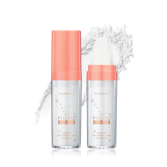 Highlight Polvo De Hadas, Fairy Highlighter Powder, Brightening Whole Body, Natural Three-Dimensional Face Contouring Clavicle Pat Powder, Highlighter Makeup-BrightBean Baby