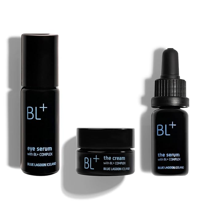 Blue Lagoon - BL+ Award Winners Kit, BL+ Eye Serum, BL+ The Serum, BL+ The Cream (20% Savings - $268 Value) | Sustainable, Bioactive Luxury Skincare (3-Piece Set)-BrightBean Baby