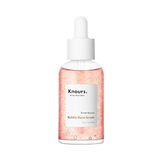 Knours. Balancing 5xHA+Gromwell Root oil Bubble Burst Serum w/ 59% Rose Water Niacinamide, Retinal Hydrating Healthy Serum for Improved Tone & Texture EWG Verified Clean Beauty 50ml/1.69fl. oz.-BrightBean Baby