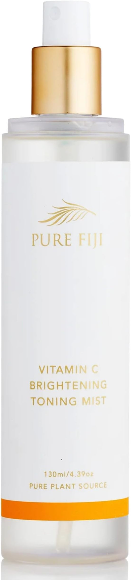 Pure Fiji Face Toner Mist with Vitamin C for Brightening & Refreshing Antioxidant Face Mist Hydrating Spray Helps Even Skin, Smooths Fine Lines and Wrinkles (4.4oz/130ml)-BrightBean Baby