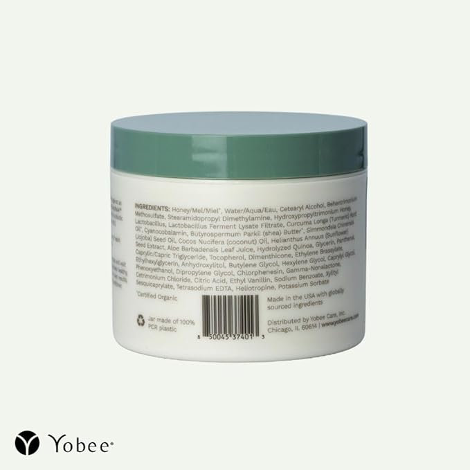 Yobee Ultra Gentle Soothing Scalp Mask - Dry Scalp Treatment Hair Mask Safe For Sensitive Baby Skin - Probiotic Infused - For Sensitive Scalp & Cradle Cap - For Babies, 4 fl oz-BrightBean Baby