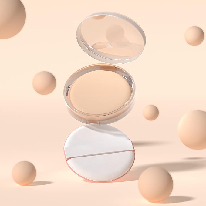 MOHOPE 8Pcs Air Cushion Makeup Puffs for Foundation with Portable Box, No Latex Blending Sponge for Liquid, Cream, Foundation and Powder, Teardrop Powder Puff, Purple-BrightBean Baby