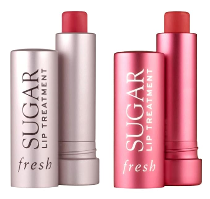 Sugar Bloom Hydration .7oz / 2.2g Sugar Rose Tinted Lip Balm Treatment .07oz / 2.2g (Mini Travel Sizes) Duo Set-BrightBean Baby