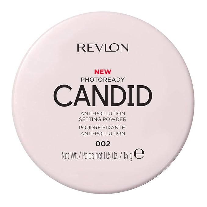 Revlon PhotoReady Candid Setting Powder, with Anti-Pollution, Antioxidant Ingredients, without Parabens, Pthalates and Fragrances; Shade 002 .34 Fluid Oz-BrightBean Baby