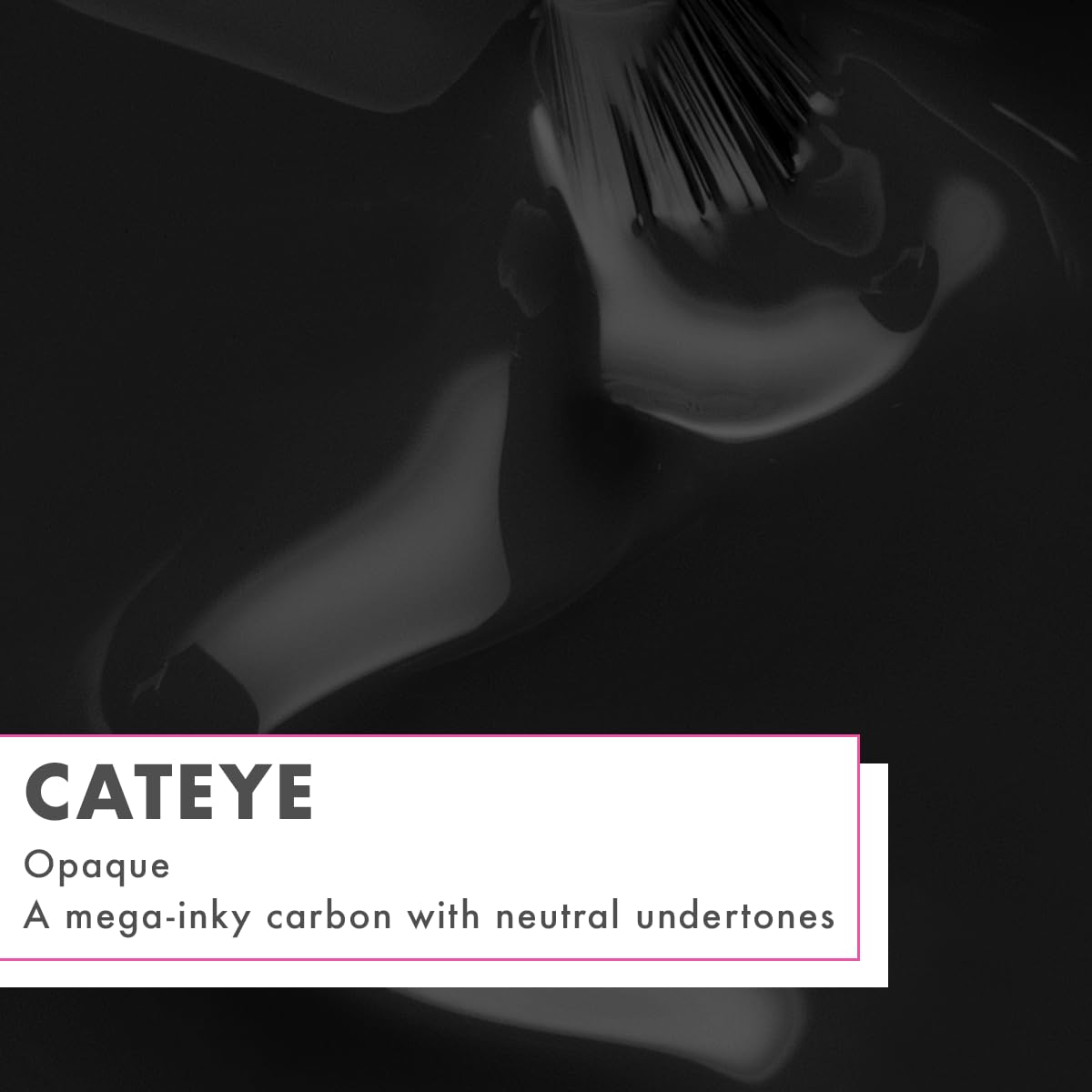 Olive & June Quick Dry Nail Polish | Instant, Fast-Drying, Smudgeproof Color | 15-free, Vegan, Cruelty-Free Formula | Lasts up to 5 Days | Salon-Quality Manicure Pedicure at Home | Cateye Inky Black-BrightBean Baby