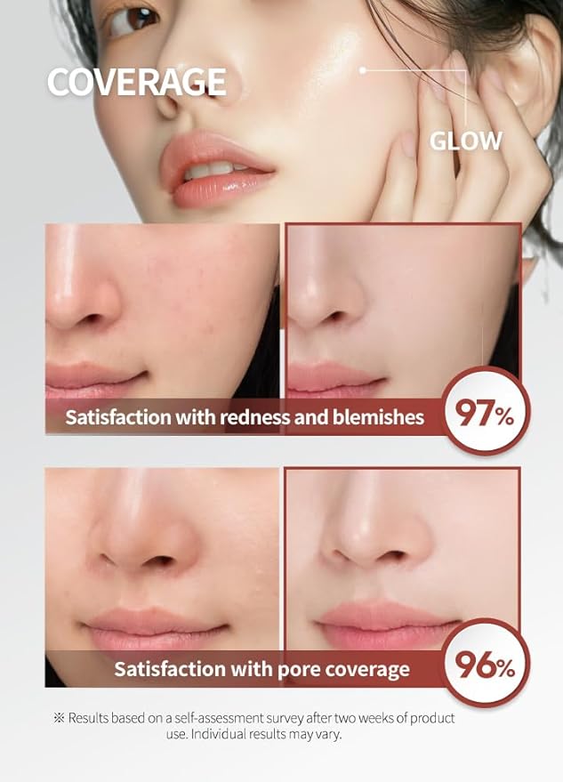 Mesh tight up cushion foundation 01, light beige, Korean compact foundation, natural coverage, glow, sweat proof makeup, long lasting, all skin type-BrightBean Baby