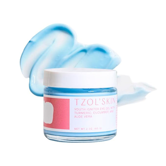 TZOL’SKIN - Youth Igniter Eye Gel - For Tired Eyes - Reduces Look of Puffiness, Fatigue & Dark Circles - Hydrating & Smoothing - Caffeinated - No Paraben, Silicones & Sulfates - Vegan - Cruelty Free-BrightBean Baby