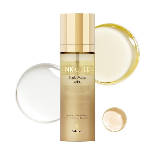 Triple Active Mist, Korean Skincare Glow Spray Serum, Hydrating All-in-One Face Treatment for Radiant, Dewy Skin, Lightweight Daily Routine Care with NK Cell Technology-BrightBean Baby