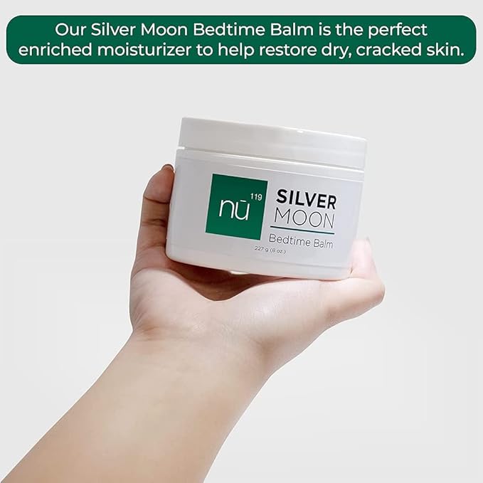 How to Heal Cracked Feet Overnight Silver Moon Bedtime Balm | Natural Cream Moisturizer Treatment for Dry Skin on Heels & Hands for Men & Women | Fix & Repair Foot Skin & Soften Calluses-BrightBean Baby