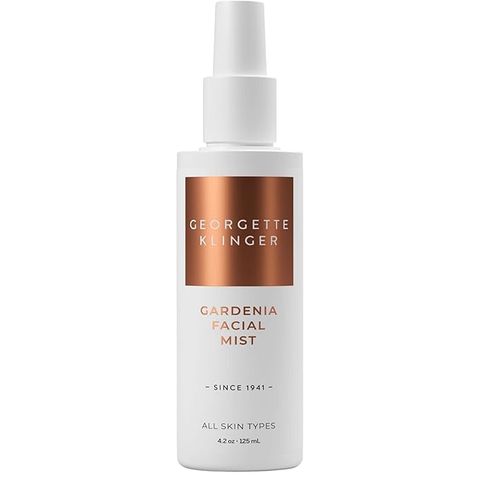 Georgette Klinger Gardenia Facial Mist - Collagen-Infused Face Spray, Long-Lasting Makeup, Hydration for Dewy and Smooth Skin, Anti Aging for All Skin Types- 4.2 oz-BrightBean Baby