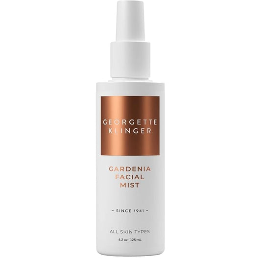 Georgette Klinger Gardenia Facial Mist - Collagen-Infused Face Spray, Long-Lasting Makeup, Hydration for Dewy and Smooth Skin, Anti Aging for All Skin Types- 4.2 oz-BrightBean Baby