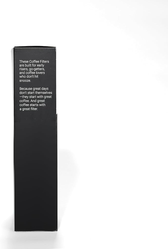 #4 Cone Coffee Filters – Unbleached Natural Paper Filters for 8–12 Cup Drip Machines & Pour Overs – Fits most coffee makers- 100 Count