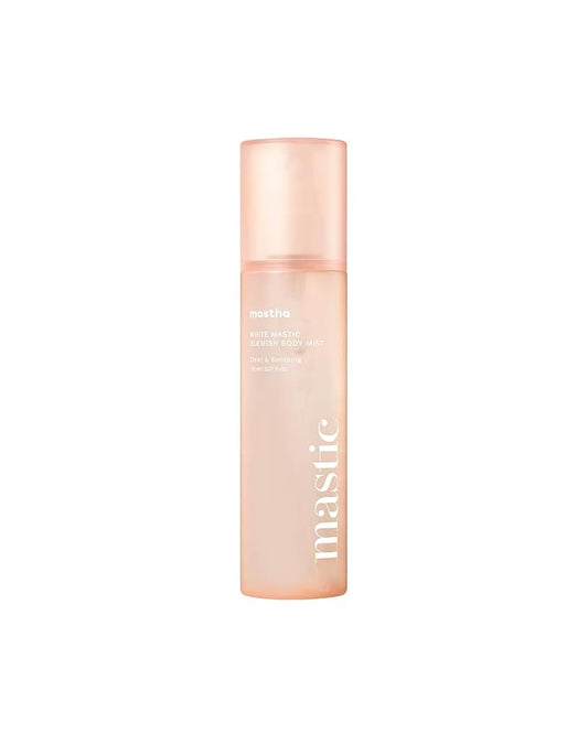 MASTINA White Mastic Body Mist (5.1fl oz) Soothes & Cools Body Spray Fermented Mastic Gum, Brightening & Hydrating Body Spray,Lightweight Moisture & Glow-BrightBean Baby