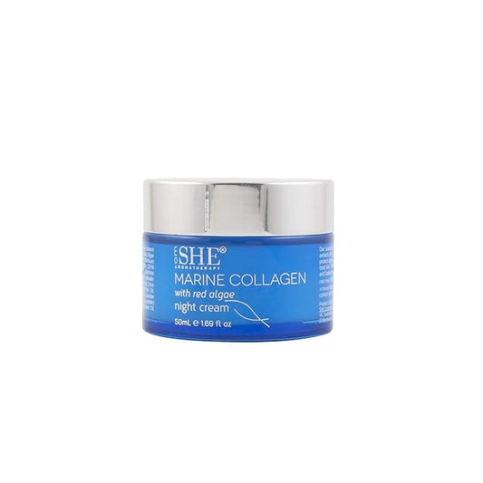 Om She Aromatherapy Marine Collagen with Red Algae Night Cream-BrightBean Baby