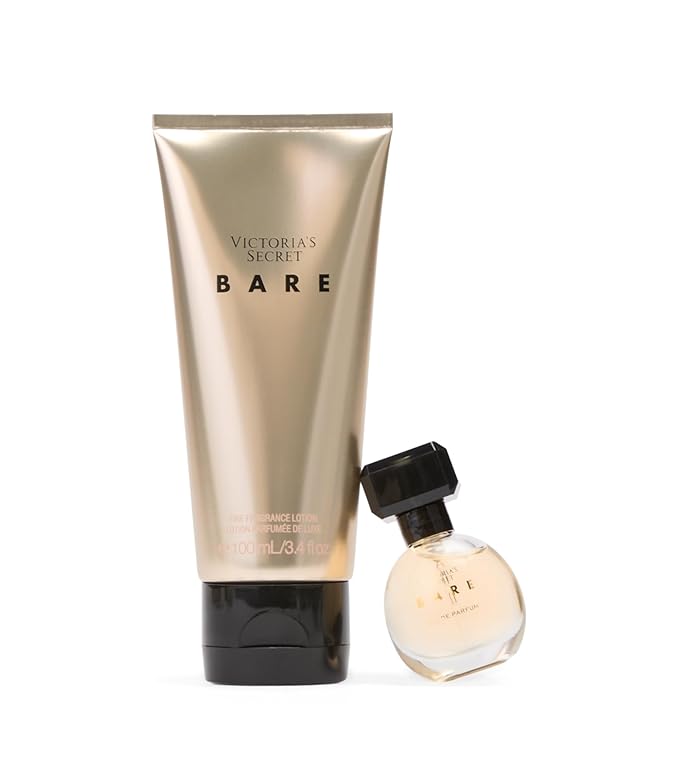 Victoria's Secret Bare Mini Fragrance Duo Gift Set, Eau de Parfum & Travel Lotion-BrightBean Baby