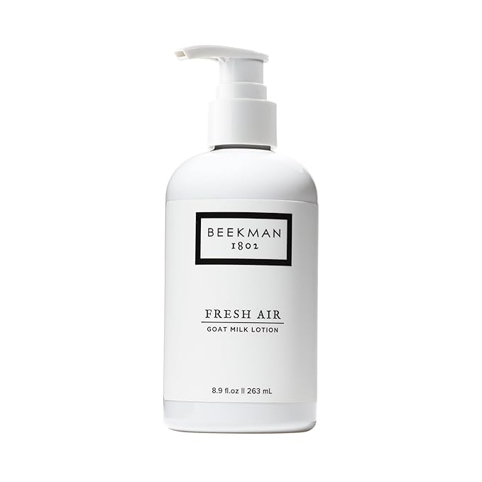Beekman 1802 Goat Milk Body Lotion, Fresh Air - Scented - 8.9 oz - Hydrating & Moisturizing with Shea Butter - for Sensitive Skin - Cruelty Free - Packaging May Vary - Pump Included, Ready for Use-BrightBean Baby