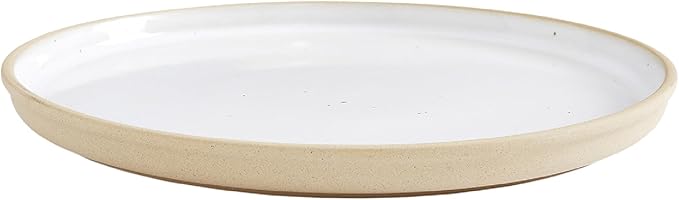 Portmeirion Minerals 10.5" Dinner Plate, Moonstone - Contemporary Stoneware Platter, Durable & Stylish for Dining, Microwave & Dishwasher Safe - Ideal for Kitchen Entertainment, Made in Portugal