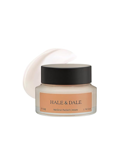 HALE&DALE Korean Moisturizer face Cream 1.76 oz, K-Beauty Moisturizer with Squalane, Shea Butter, Hydrating & Nourishing Cream with Dry and Aging Skin, Vegan, Silicone, Sulfate, and Paraben free-BrightBean Baby