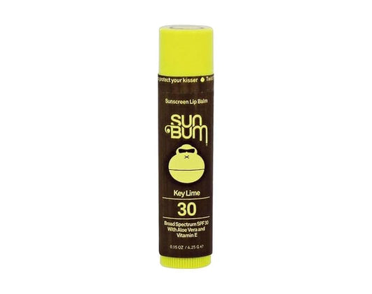 Sun Bum SPF 30 Sunscreen Lip Balm | Vegan and Cruelty Free Broad Spectrum UVA/UVB Lip Care with Aloe and Vitamin E for Moisturized Lips | Key Lime Flavor |.15 oz-BrightBean Baby