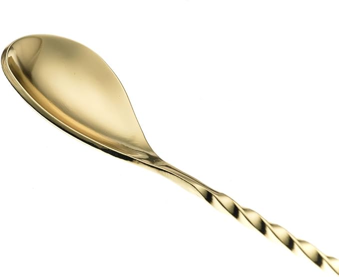 Barfly Standard Bar Spoon, Japanese Style 17 1/8" (43.5 Cm), Gold
