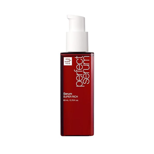 Mise En Scene Perfect Super Rich Serum with Argan Oils - Hair Essence for High Nutrition Intensive Care, Korean Hair Oil, 2.70 fl. Oz-BrightBean Baby