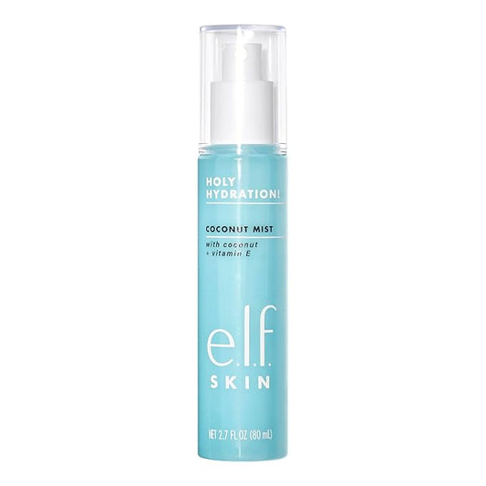 e.l.f. SKIN Holy Hydration! Hydrating Coconut Mist, Refreshes, Soothes & Invigorates Skin, Tropical Scent, 2.7 Fl Oz (Pack of 1)-BrightBean Baby