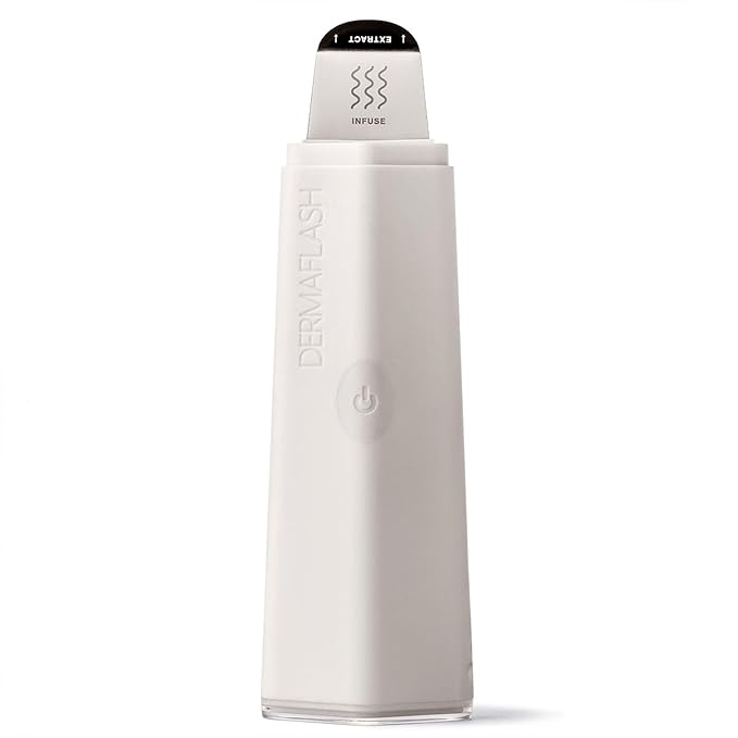 DERMAFLASH DERMAPORE+™ Ultrasonic 2-in-1 Pore Extractor and Serum Infuser, Stone-BrightBean Baby