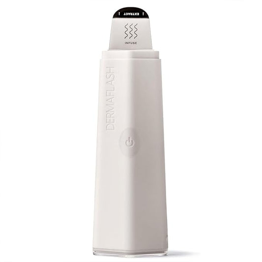 DERMAFLASH DERMAPORE+™ Ultrasonic 2-in-1 Pore Extractor and Serum Infuser, Stone-BrightBean Baby