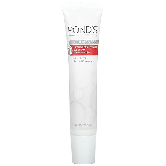 Pond's Rejuveness, Lifting & Brightening Eye Cream, Fragrance Free, 1 fl oz (29.5 ml)-BrightBean Baby
