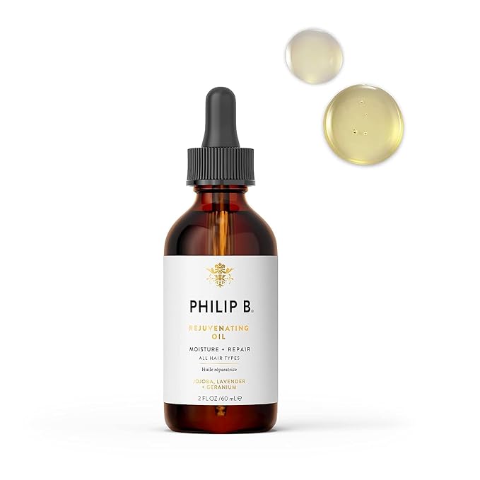 PHILIP B Rejuvenating Oil 2 oz. (60 ml) | Long-Term Hair Repair, Youthful Bounce, Strength and Shine-BrightBean Baby