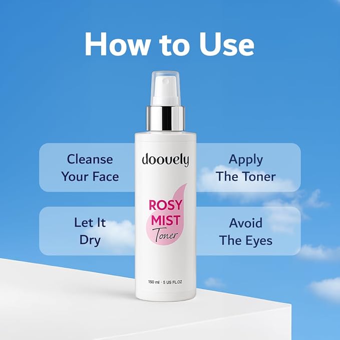 Rosy Mist Hydrating Toner – 150ml, Rose Water Spray for Face | Refreshing Toner & Face Mist Hydrating Spray for Glowing Skin, Instant Hydration, and Natural Radiance – All Skin Types.-BrightBean Baby