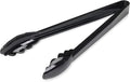New Star Foodservice 35513 Utility Tong, High Heat Plastic, Scalloped, 12 inch, Set of 12, Black