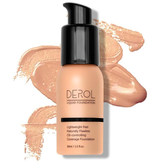 Foundation Full Coverage Liquid Foundation Cream - Lightweight Concealer - Suitable for All Skin Types (cappuccino 05)-BrightBean Baby