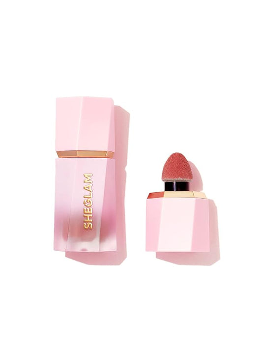 SHEGLAM Liquid Blush Makeup for Cheeks Matte Finish - Rose Ritual-BrightBean Baby