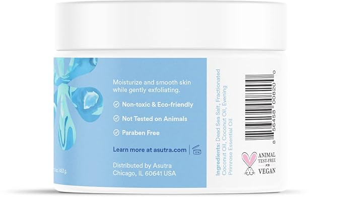 ASUTRA Dead Sea Salts Essential Oil Body Scrub Favorite Scents Bundle – 3, Full-Size 16 oz Body Scrubs – Vitamin C, Revitalizing Coconut, Cooling Cucumber – Ultra Hydrating, Gentle, and Moisturizing-BrightBean Baby