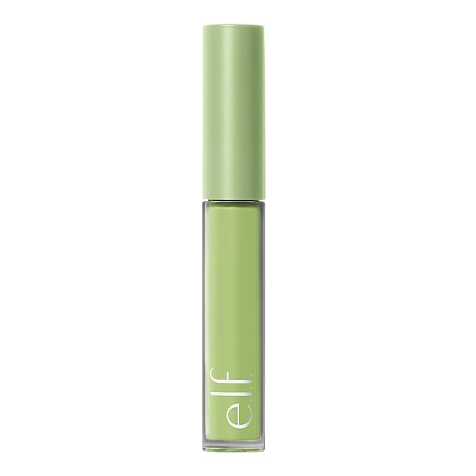 e.l.f. Camo Color Corrector, Hydrating & Long-Lasting Color Corrector For Camouflaging Discoloration, Dullness & Redness, Vegan & Cruelty-Free, Green-BrightBean Baby