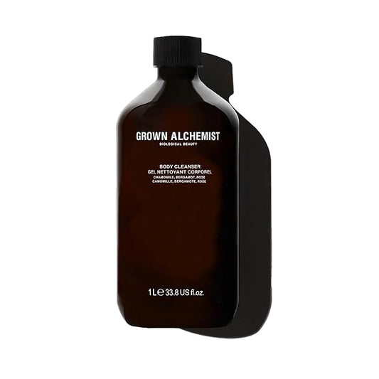 Grown Alchemist Body Cleanser REFILL: Chamomile, Bergamot & Rose Gentle Body Wash that Hydrates and Cleanses Skin (1L).-BrightBean Baby
