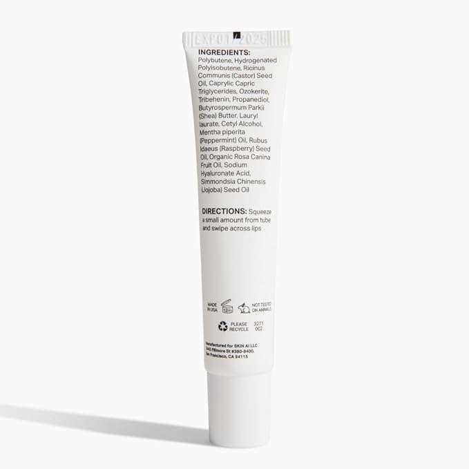 Y’OUR Intensive Lip Balm | Overnight Lip Mask: Lightweight & Comforting with Natural Shea Butter & Rosehip Oil; Extreme Moisturizer for Dry Lips. Paraben & Silicon-Free. Made in USA. 15ml (0.5 oz.)-BrightBean Baby