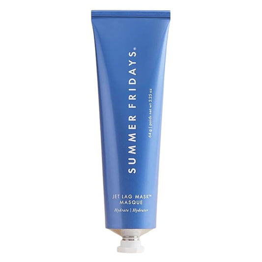 Summer Fridays Jet Lag Mask - Hydrating Face Moisturizer + Mask - Enriched with Hyaluronic Acid, Niacinamide, Glycerin + Antioxidants Helps Nourish Skin for a Renewed + Radiant Complexion (2.25 Oz)-BrightBean Baby