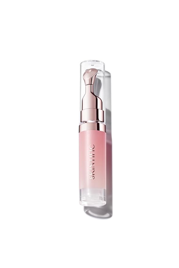 Hydrating Brightening Lip Serum, Nourishing Hydration Tinted Lip Stain, Plumping Lip Gloss with Polypeptide Squalane (00 Clear)-BrightBean Baby