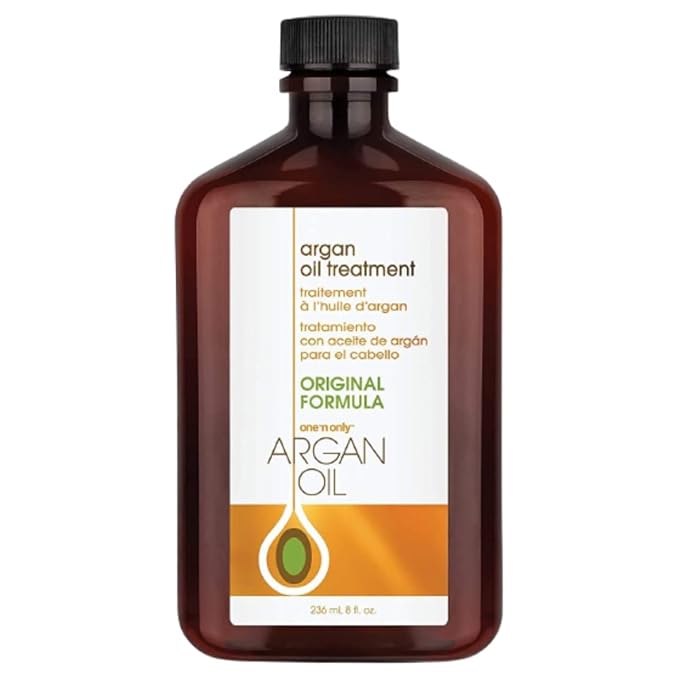One 'n Only Argan Oil Hair Treatment, Helps Smooth and Strengthen Damaged Hair, Eliminates Frizz, Creates Brilliant Shines, Non-Greasy Formula, 8 Fl. Oz-BrightBean Baby