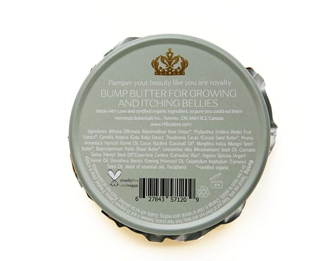 Bump Butter: 100% Natural Whipped Cocoa Butter Formula for Growing Baby Bumps - Soothing & Nourishing with Neroli & Frankincense - 3.4 Fl Oz/100 ML-BrightBean Baby