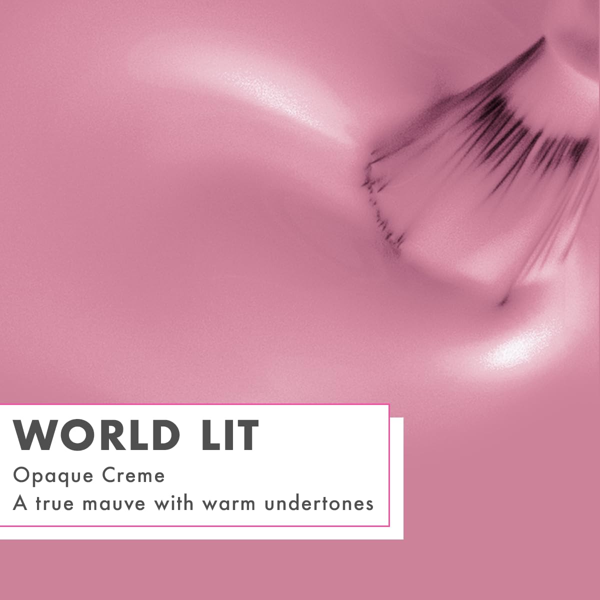 Olive & June Long Lasting Nail Polish | Plump Gel-Like Finish No Lamp Needed Lasts up to 10 days | Salon-Quality Color at Home | 15-Free, Vegan & Cruelty-Free Chip-Resistant Shine | World Lit, Mauve-BrightBean Baby