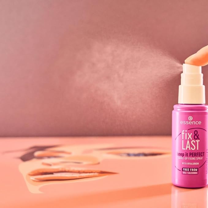 essence | Fix & Last Keep It Perfect Makeup Fixing Spray | Weightless, All-Day Setting | Vegan & Cruelty Free-BrightBean Baby